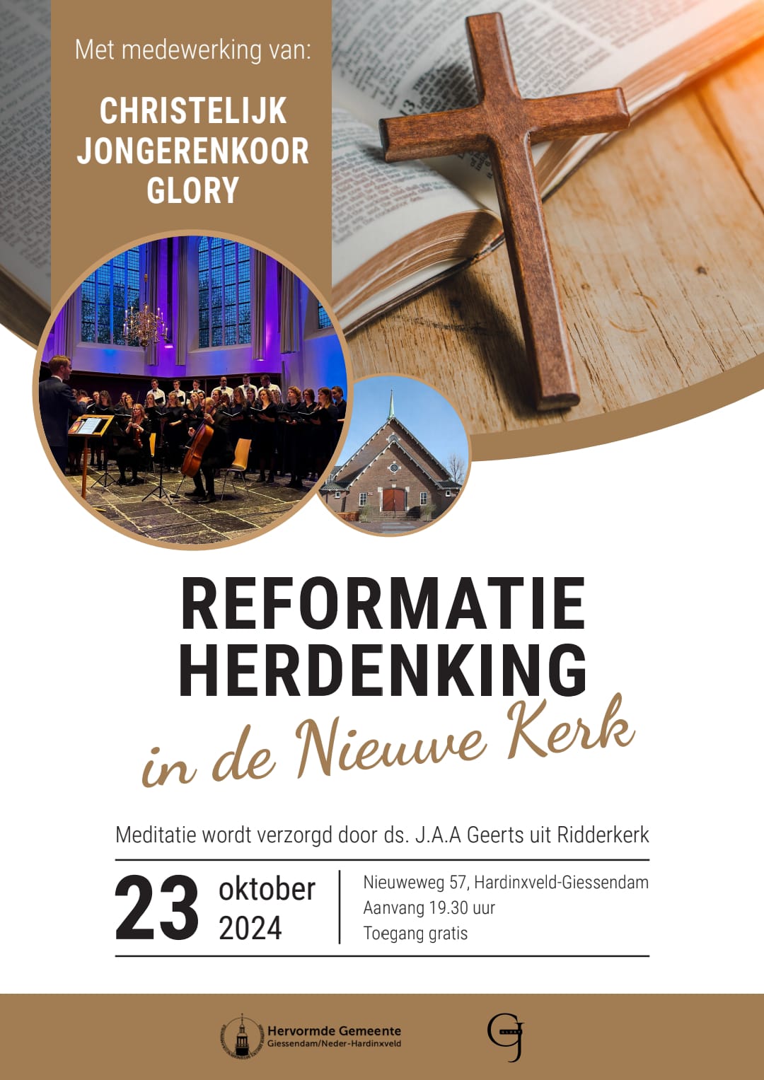 Reformatieherdenking Nieuwe Kerk 23-10-2024