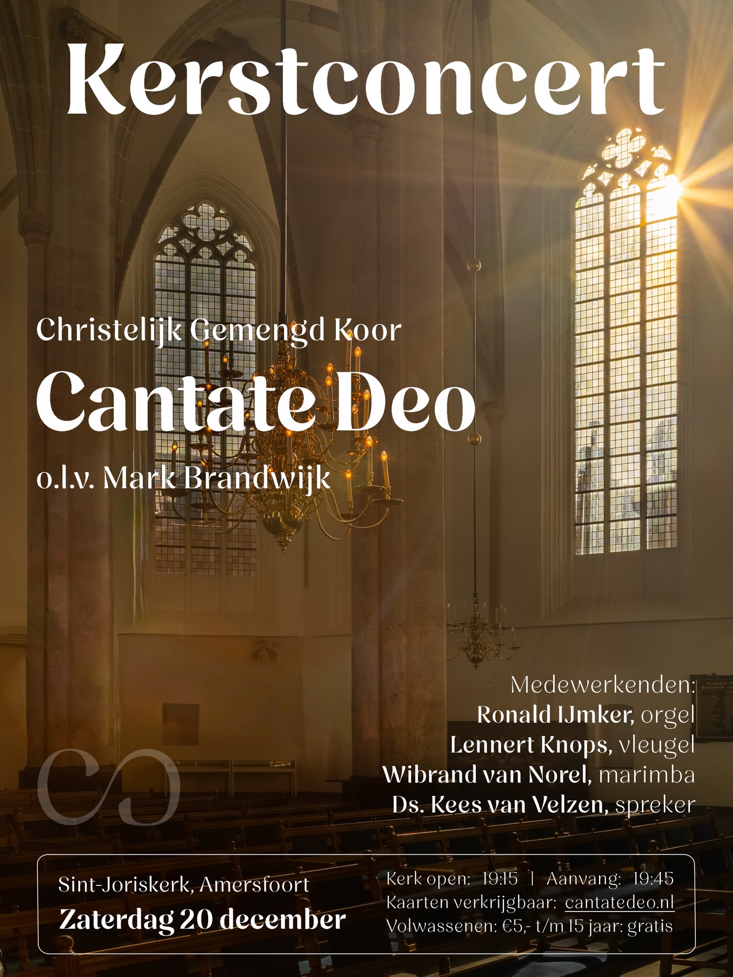 Kerstconcert Cantate Deo 2025