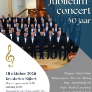 Jubileumconcert CSM Nijkerk 10 oktober 2026